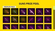 40 premium gun skins are available in the new Free Fire MAX event (Image via Garena)